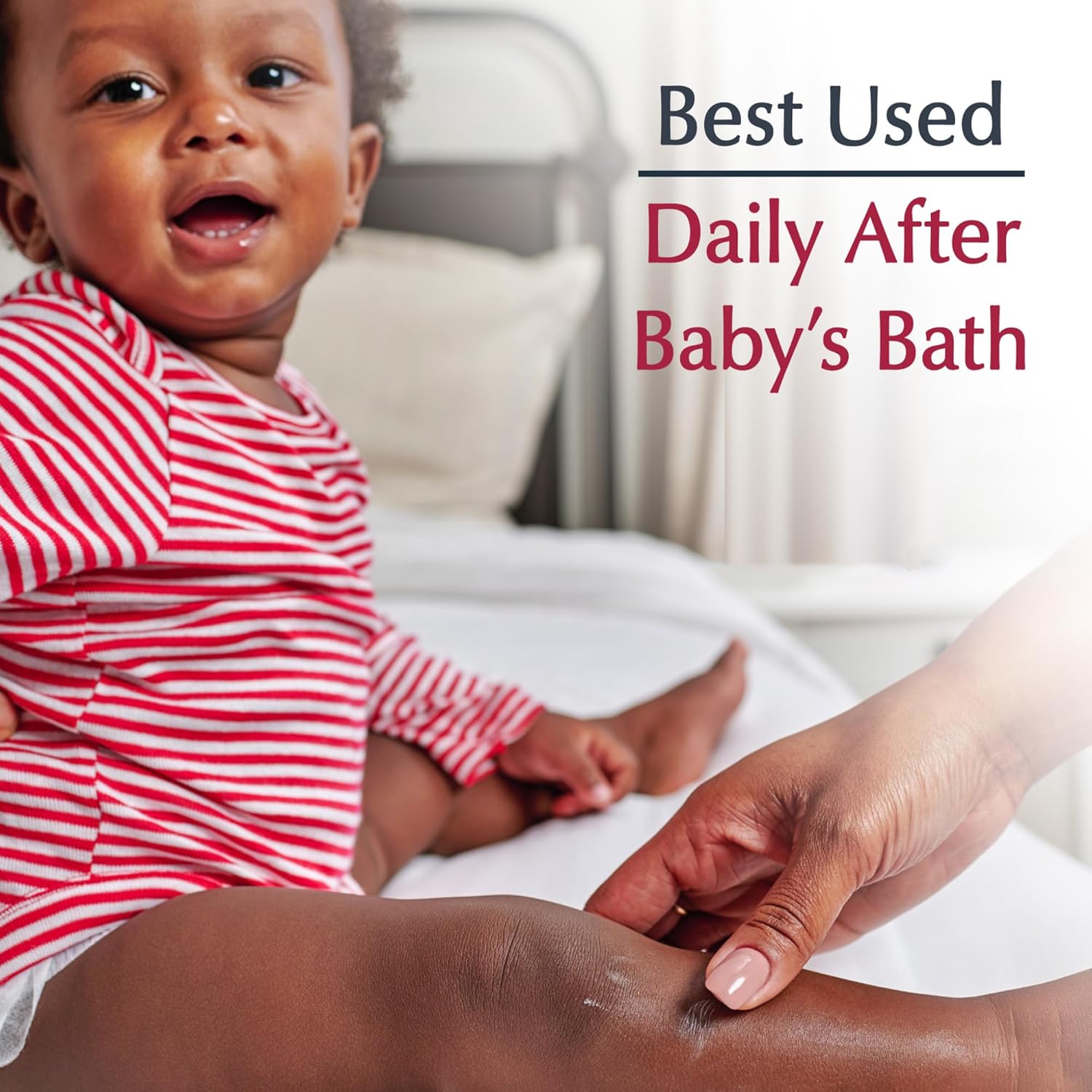Baby Body Lotion, Hypoallergenic and Fragrance Free Baby Lotion with Pro-Vitamin B5 and Shea Butter, 13.5 Fl Oz Bottle