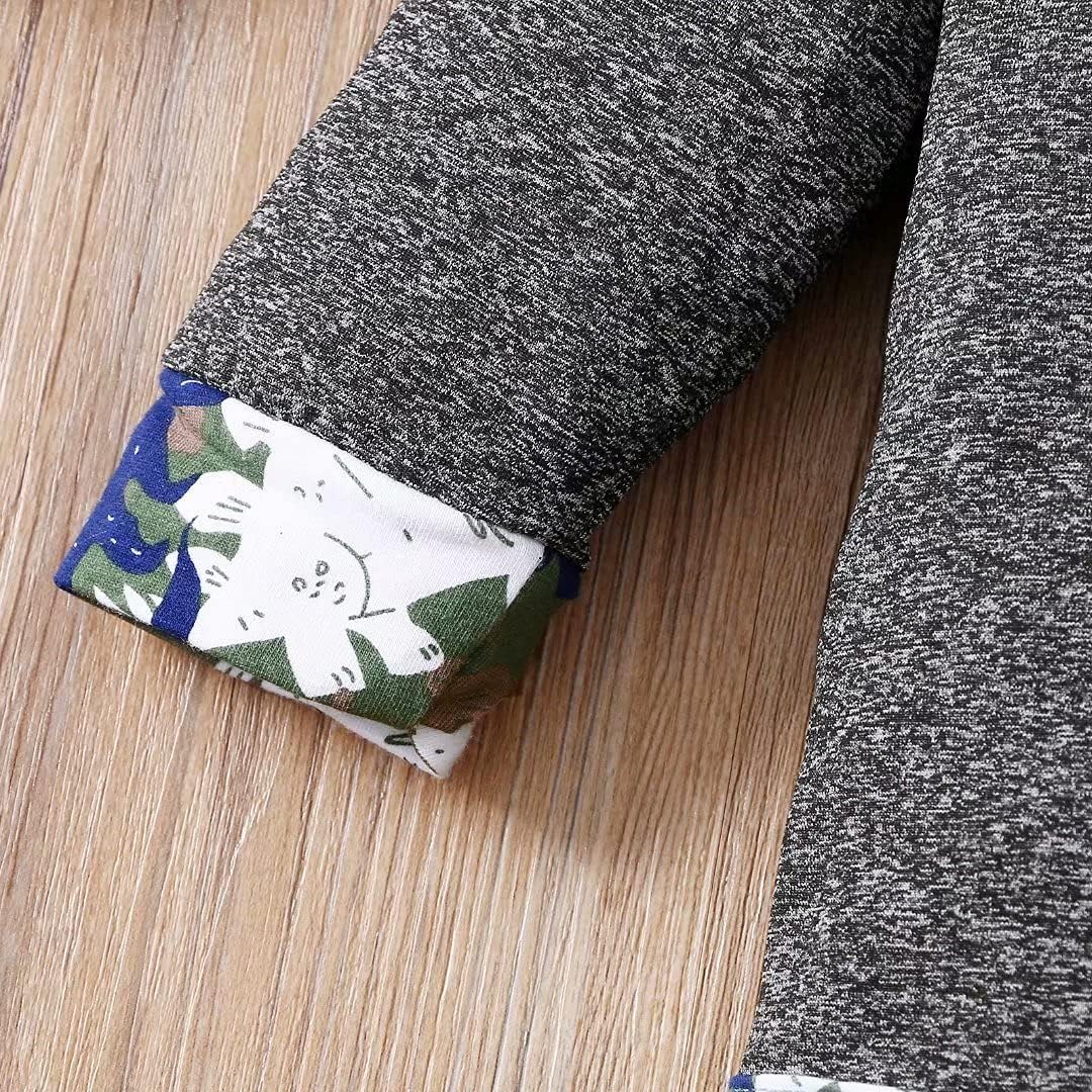 Baby Boy Clothes Toddler Infant Boys Fall Winter Outfit Long Sleeve Plaid Pocket Hoodie Tops + Pants 2Pcs