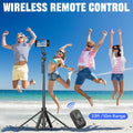 Auto Face Tracking Selfie Stick Tripod for Iphone with Light,360 Rotation That Follows Your Movement,63