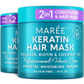 Hair Mask for Damaged Hair - Keratin Treatment Conditioner - Extremely Deep Conditioning Mask, Hydrating & Repairing, Keratina Mascarilla Para El Cabello