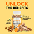 Turmeric Curcumin Gummies 95% Curcuminoids with Cinnamon, Ginger & Black Pepper Extract for Max Absorption Joint Support Supplement, Nature'S Herbal Turmeric Gummy Pills, Vegan Non-Gmo - 60 Gummies