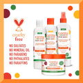 Care for Kids Haircare Regimen Set with Large Size Shampoo + Conditioner + Detangler + Leave-In Conditioner (Pack of 4)