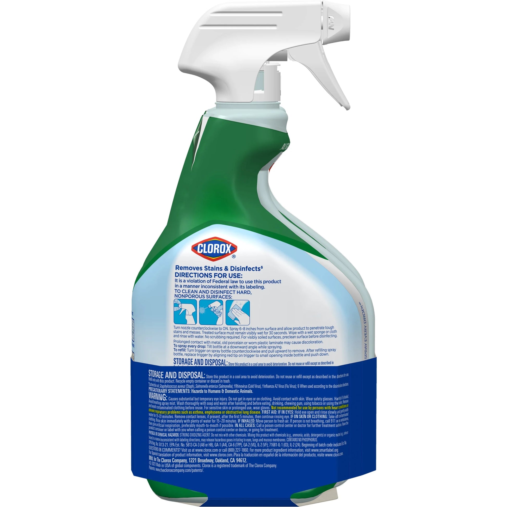 Clean-Up All Purpose Cleaner with Bleach, Spray Bottle, Original, 32 Ounces, Twin Pack