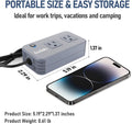 200W Car Power Inverter 12V DC to 110V AC Car Converter with 20W USB-C & 18W USB-QC Ports Car Laptop Charger, Car Adapter for Plug Outlet for Laptop Vehicles Camping Road Trip
