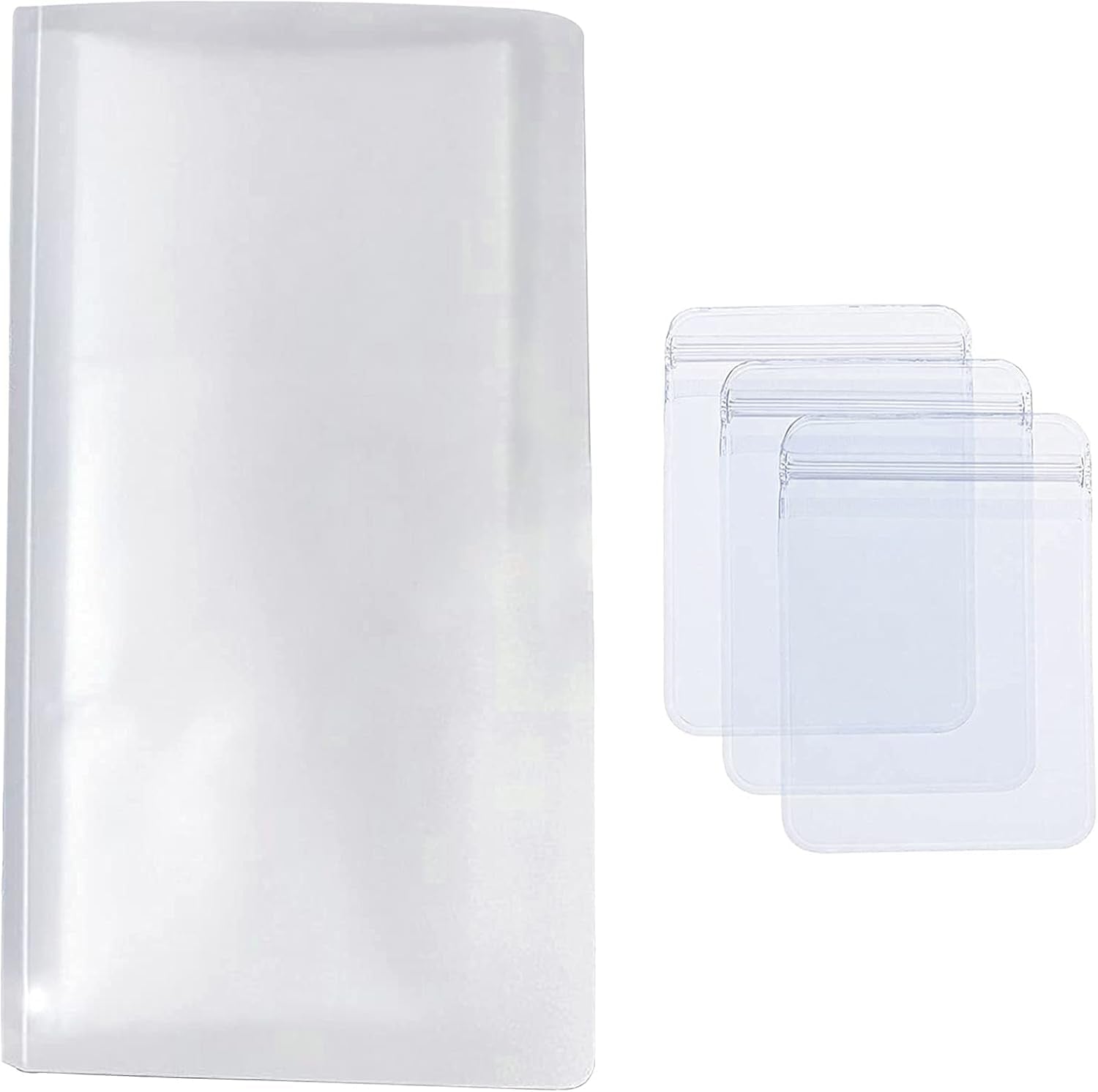 Jewelry Organize Book Jewelry Travel Organizer Earring Holder Organizer Transparent Jewelry Storage Book with 50 Pockets for Ring Earring Display, (84 Grids + 50Pcs Jewelry Storage Bag)