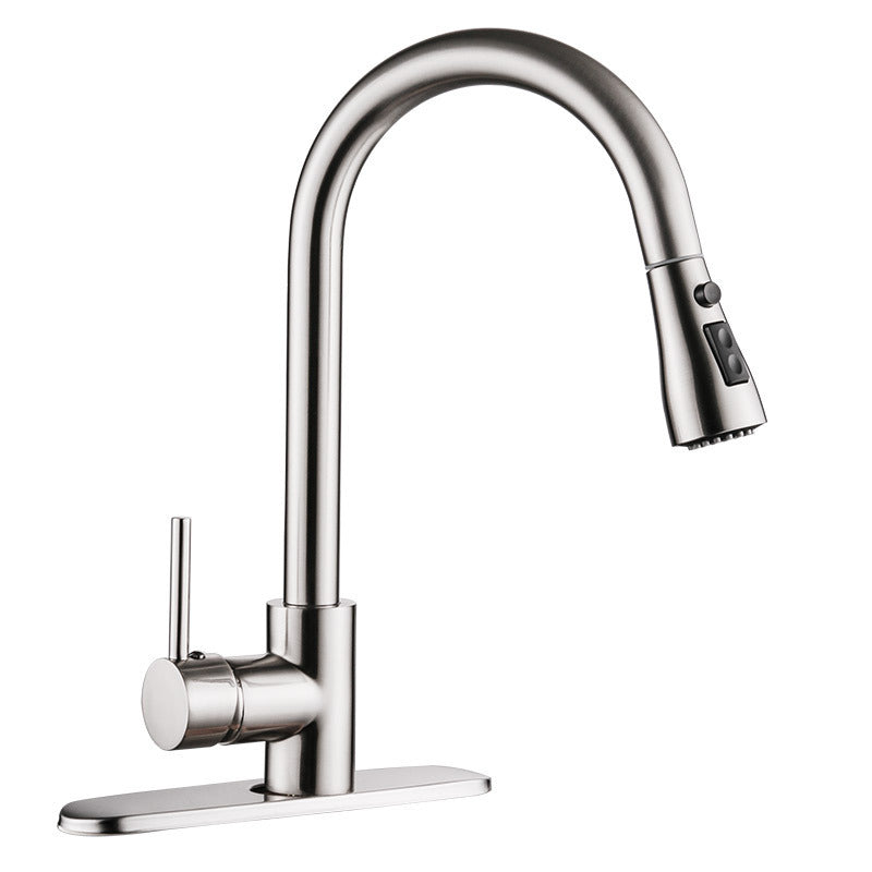 brushed copper sink faucet