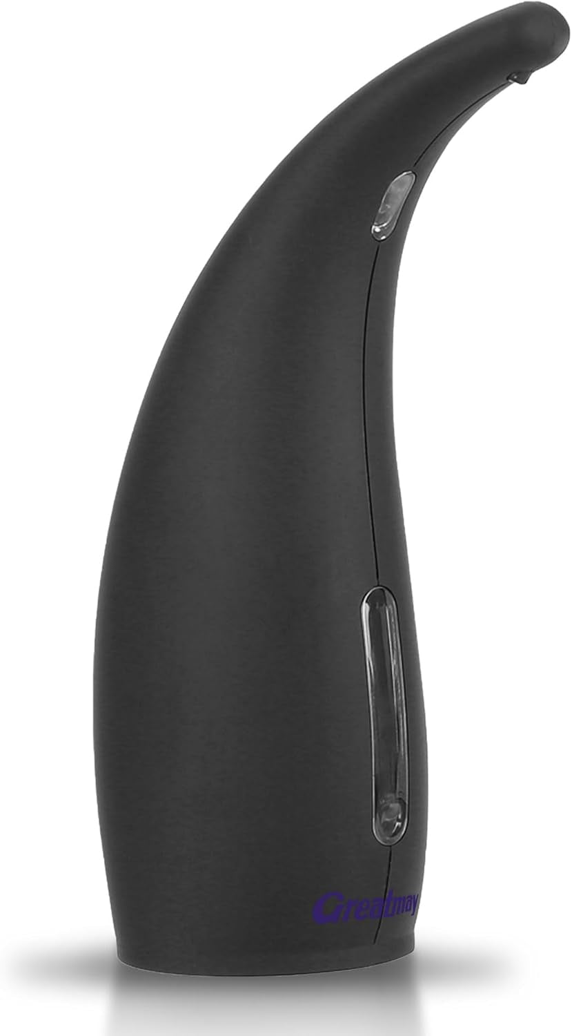 Adjustable Automatic Soap Dispenser Touchless, 4 Adjustable Levels Touchless Sensor Liquid Soap Pump Dispenser，300Ml Rechargeable Magnetic Charging Hand Soap Dispenser for Kitchen，Bathroom