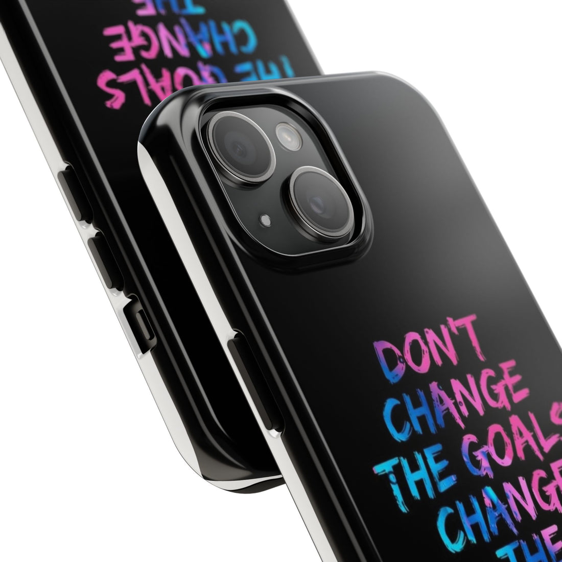 Motivational Phone Case: Change Your Strategy, Tough Phone Case, Inspirational Gift, Colorful Design, Phone Accessories, Goal-Oriented