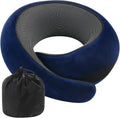 ® Snail Neck Pillow Memory Foam with Magicstrap – Adjustable Ergonomic Travel Pillow for Office/Airplane/Car, Washable Cover, Portable Cervical Support (Gray)