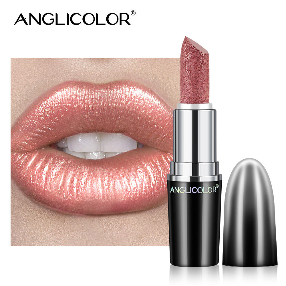 Women's Vegan Lipstick with a close-up of lips 