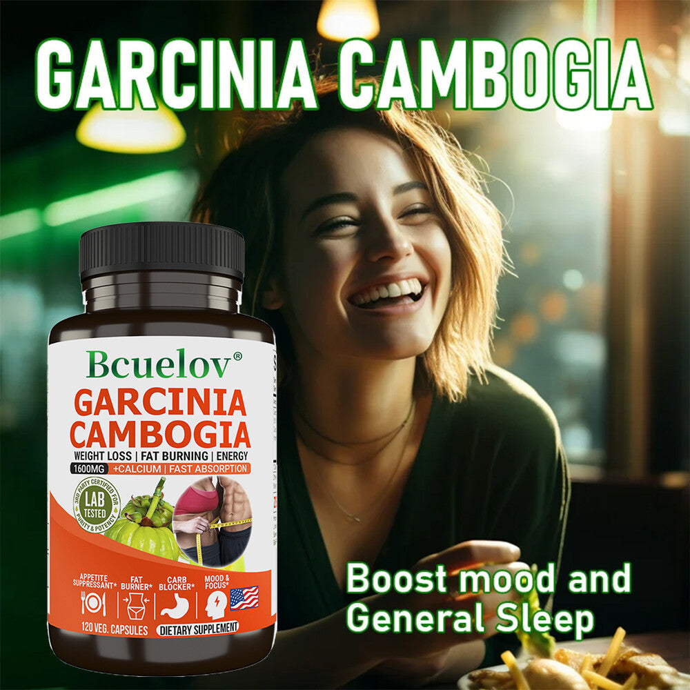 Garcinia Cambogia Weight Loss Caps - 1600Mg 50% HCA Pure Extract - Fat Burner