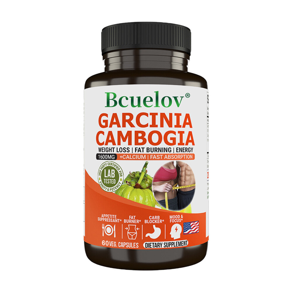Garcinia Cambogia Weight Loss Caps - 1600Mg 50% HCA Pure Extract - Fat Burner
