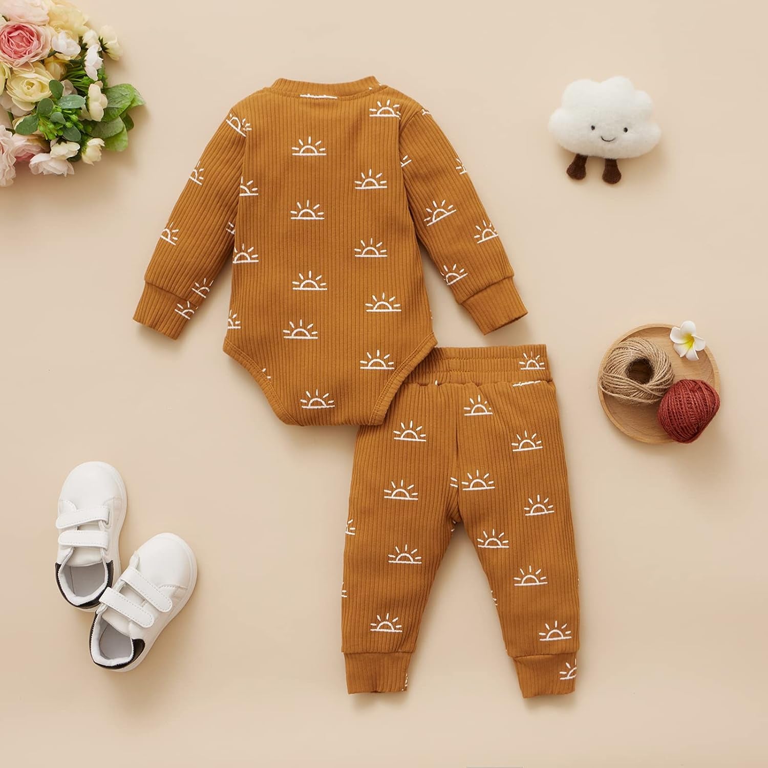 Boy'S Clothes Set Short Sleeve Solid T-Shirt Elastic Waist Shorts 2PCS Toddler Boy Outfits