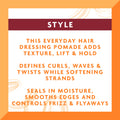 Shea Butter Hair Dressing Pomade 4 Oz