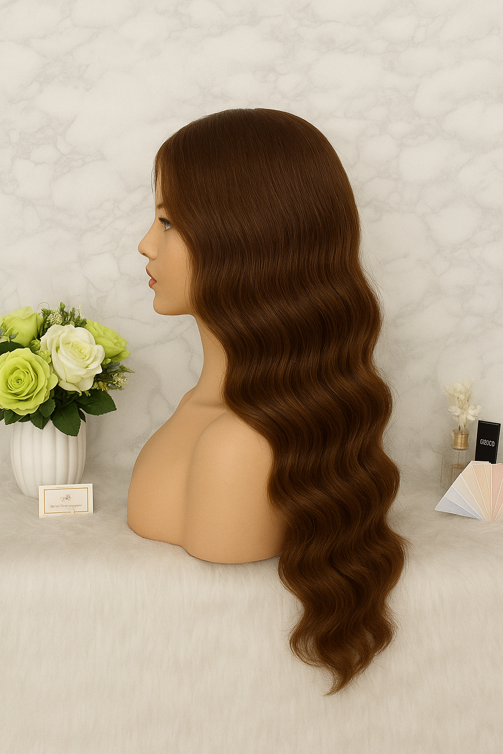 Premium 200% Density HD 5x5 Lace Wig – Double Drawn Human Hair | Straight & Body Wave | Natural & Highlight 6/27 Colors