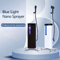 Humidifier Facial 2 in 1 Shampoo Hair Steamer Rolling Stand Hooded Hair Dyeing Coloring Perming Conditioning Salon Spa Steamer