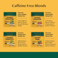 , Organic Turmeric Tea Variety Pack, 20 Count, Assorted Herbal Tea Sampler