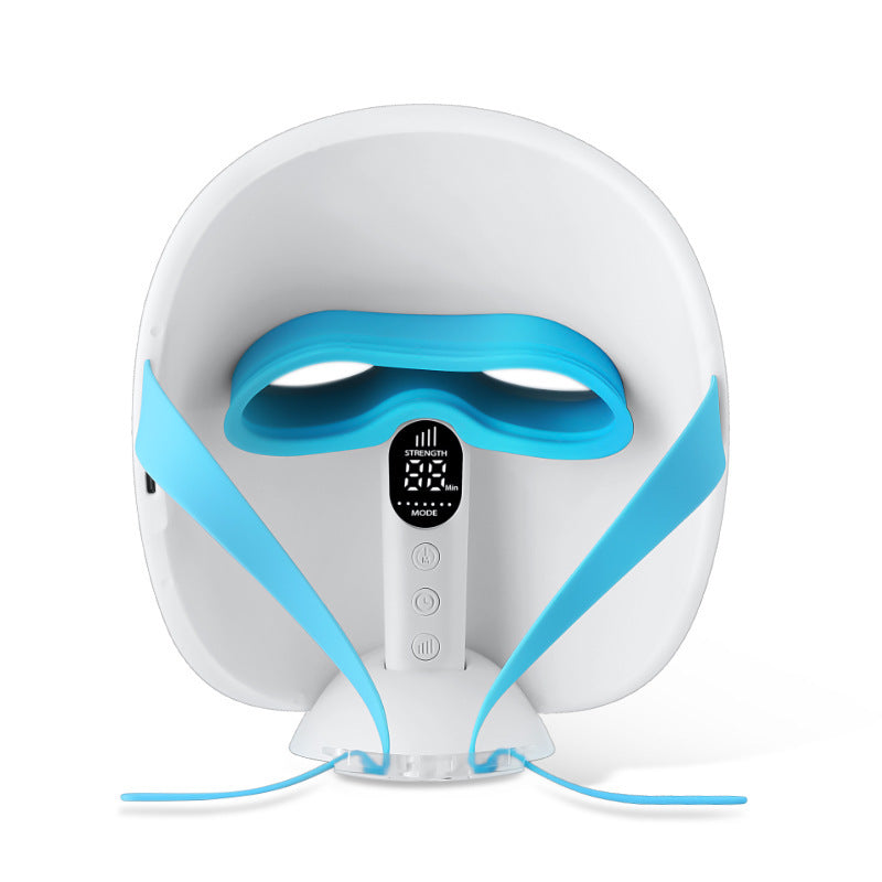White and blue LED facial mask machine