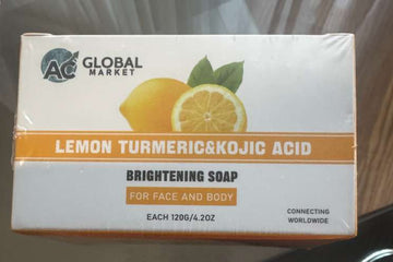 Lemon turmeric & Cojic acid soap