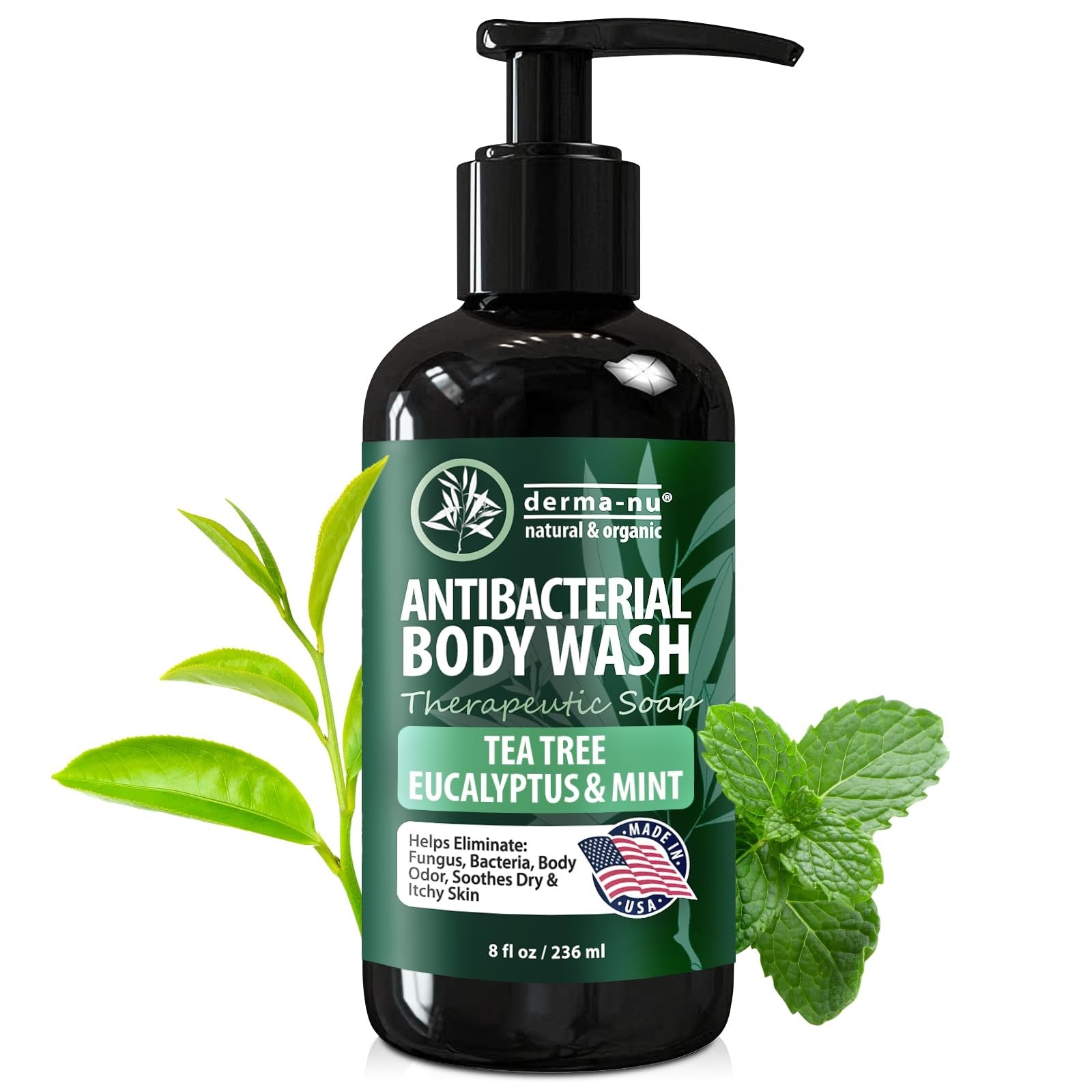Antibacterial Body Wash - Antibacterial Soap and Tea Tree Body Wash for Jock ...