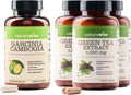 [1] Garcinia Cambogia - 60% HCA - Vegan, Non-Gmo - 90 Capsules[1-3 Month Supply] + (Pack of 3) Green Tea Extract 1000 Mg - Vegan, Non-Gmo - 60 Capsules[30-Day Supply]