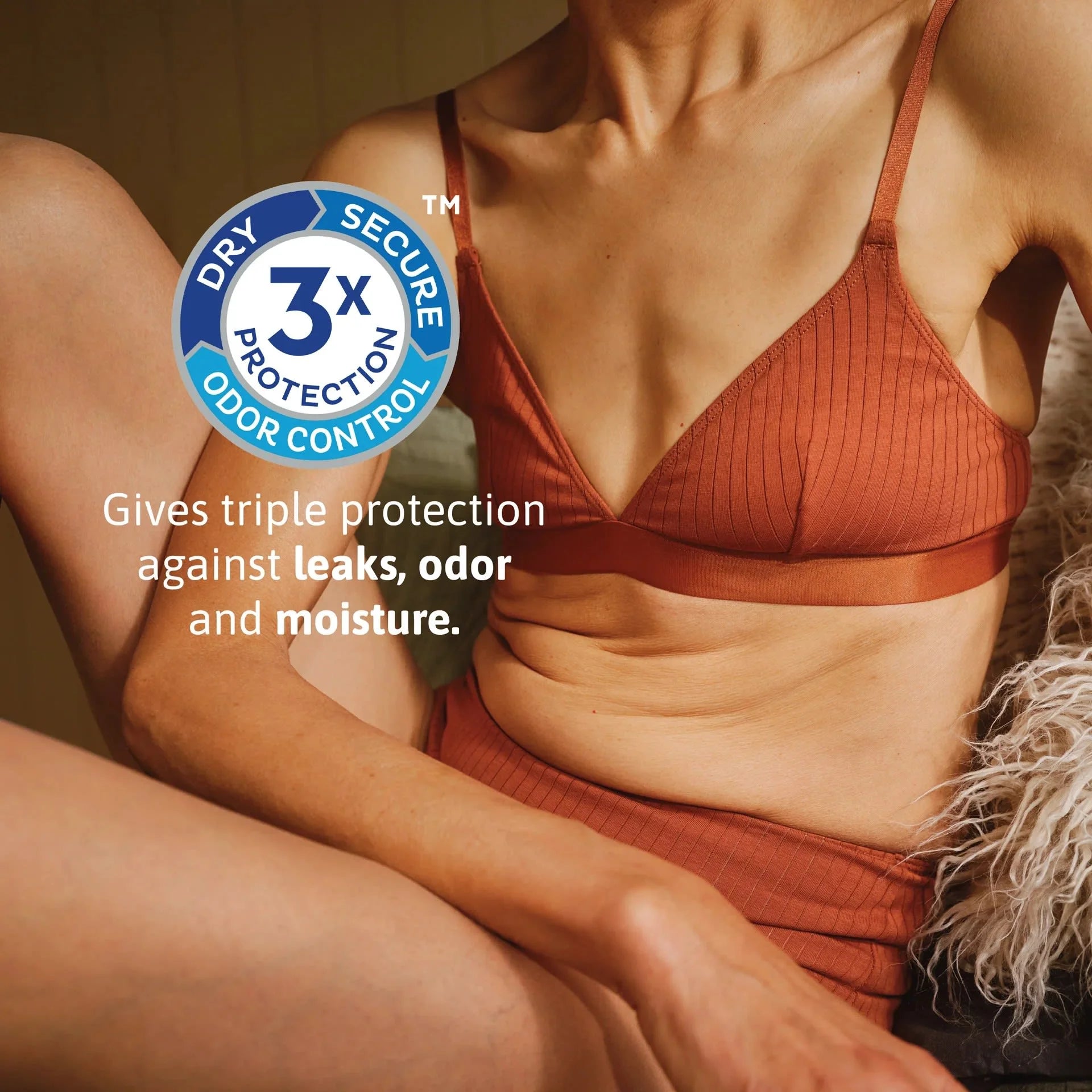 Sensitive Care Extra Coverage Overnight Incontinence Pads for Women, 90 Count