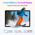 Android Tablet, 11 Inch Android 15 Tablet 2025, Octa-Core, 12GB RAM 128GB Storage 1TB Expandable, 13MP Dual Cameras 5MP Front, 8000Mah, GPS, Dual Speakers, Face Unlock, Wifi 5 BT5.0 - Gray