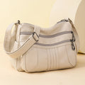 Multiple Pockets Soft Leather Hand Bags for Women Luxury Handbags Women Bags Designer Shoulder Crossbody Bags with Free Shipping