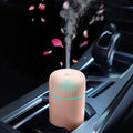 Car Diffuser Humidifier USB Aromatherapy Essential Oil Air Freshener USB Cool Mist Mini Portable Diffuser for Car Home Office Bedroom (Black)