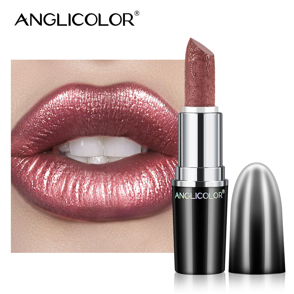 Women's Vegan Lipstick with a close-up of lips 