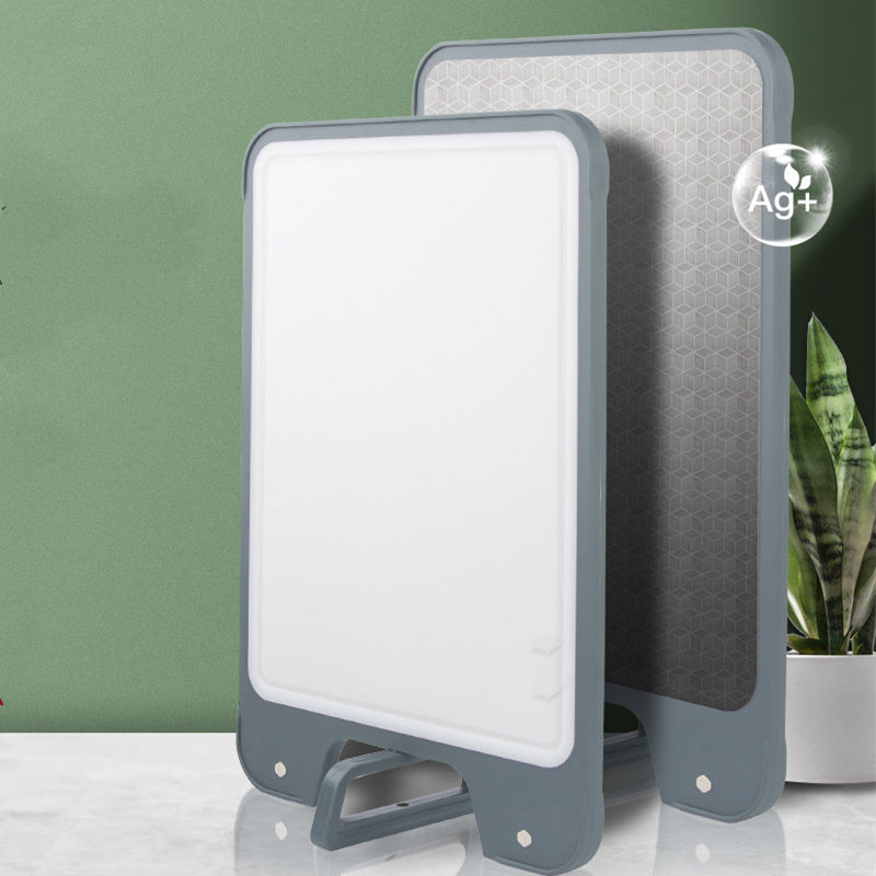 Stainless Steel Kitchen Cutting Board – Dual-Sided PP + 304 Steel Chopping Board | Anti-Slip, Durable, Hygienic Surface