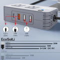200W Car Power Inverter 12V DC to 110V AC Car Converter with 20W USB-C & 18W USB-QC Ports Car Laptop Charger, Car Adapter for Plug Outlet for Laptop Vehicles Camping Road Trip