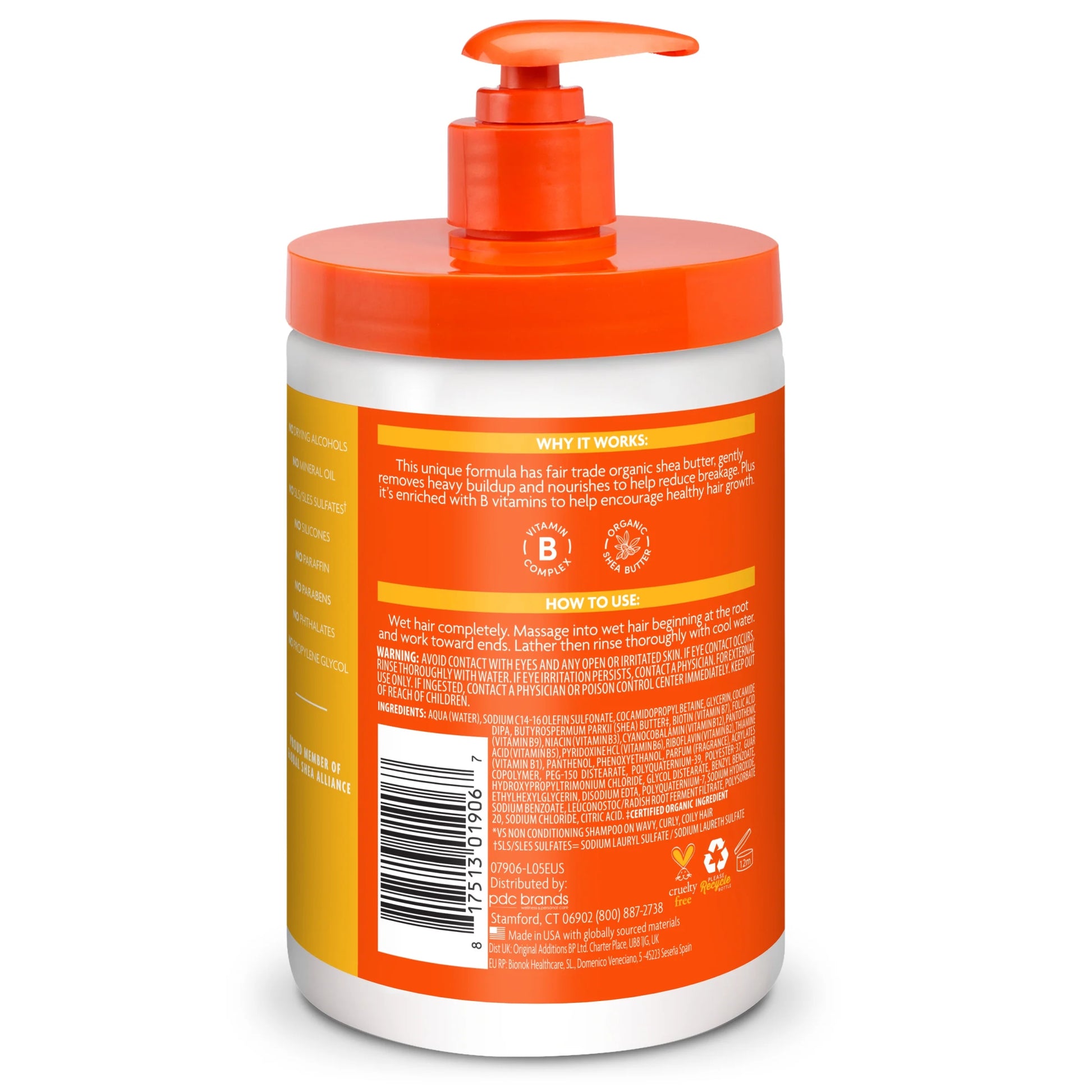 Shea Butter for Natural Hair Sulfate-Free Cleansing Cream Shampoo 25Oz