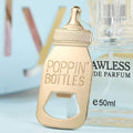 24 Pcs Pink Princess Baby Shower Favors for Girl,Poppins'Bottle Bottle Opener Baby Shower Favor for Guests Girl Baby Shower Souvenirs Party Decoration Goodiebag Supplies (Pink and Gold, 24)
