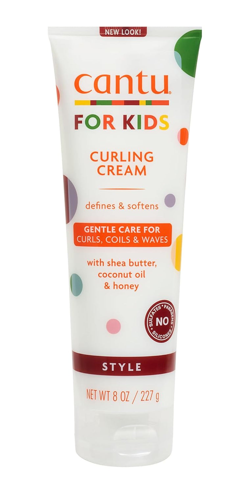 Care for Kids Paraben & Sulfate-Free Curling Cream with Shea Butter, 8 Oz (Pack of 3)