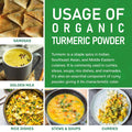Organic Turmeric Powder by - 100% Raw with Curcumin - Lab Tested & Reports Av...