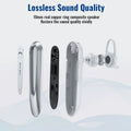 Bluetooth Earpiece,Wireless Handsfree In-Ear with Microphone, 20 Hrs Talking Time 180 Days Standby Time Bluetooth V5.0 Headset for Iphone/Android/Business/Trucker/Driver,White