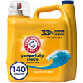 Clean Burst, 140 Loads Liquid Laundry Detergent, 140 Fl Oz