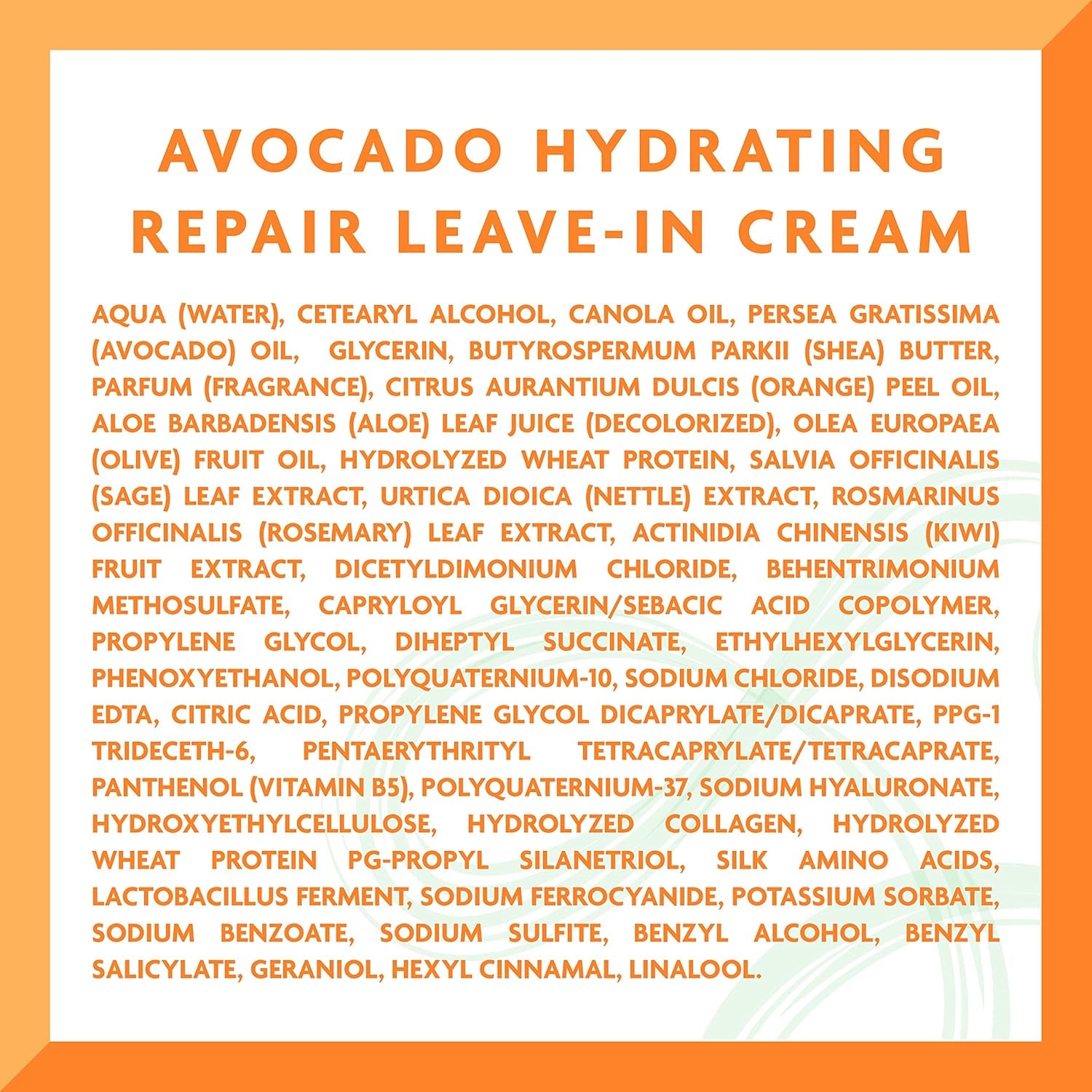 Avocado Hydrating Leave-In Conditioning Cream, 12 Oz (Pack of 2)