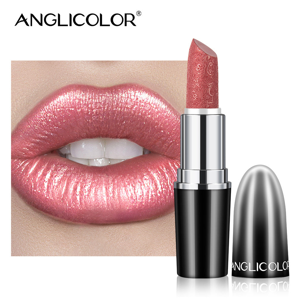 Women's Vegan Lipstick with a close-up of lips 