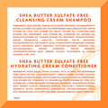 Shampoo & Conditioner with Shea Butter for Natural Hair, 13.5 Fl Oz (Pack of 2)