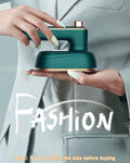 Professional Travel Iron for Clothes, Mini Ironing Machine Handheld Can Be Rotated 180 Degrees, Household Fast Heating Wired Small Electric Iron, Portable Heat Press Clothing Iron Machine (Green)