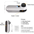 mini bag sealer heat sealer