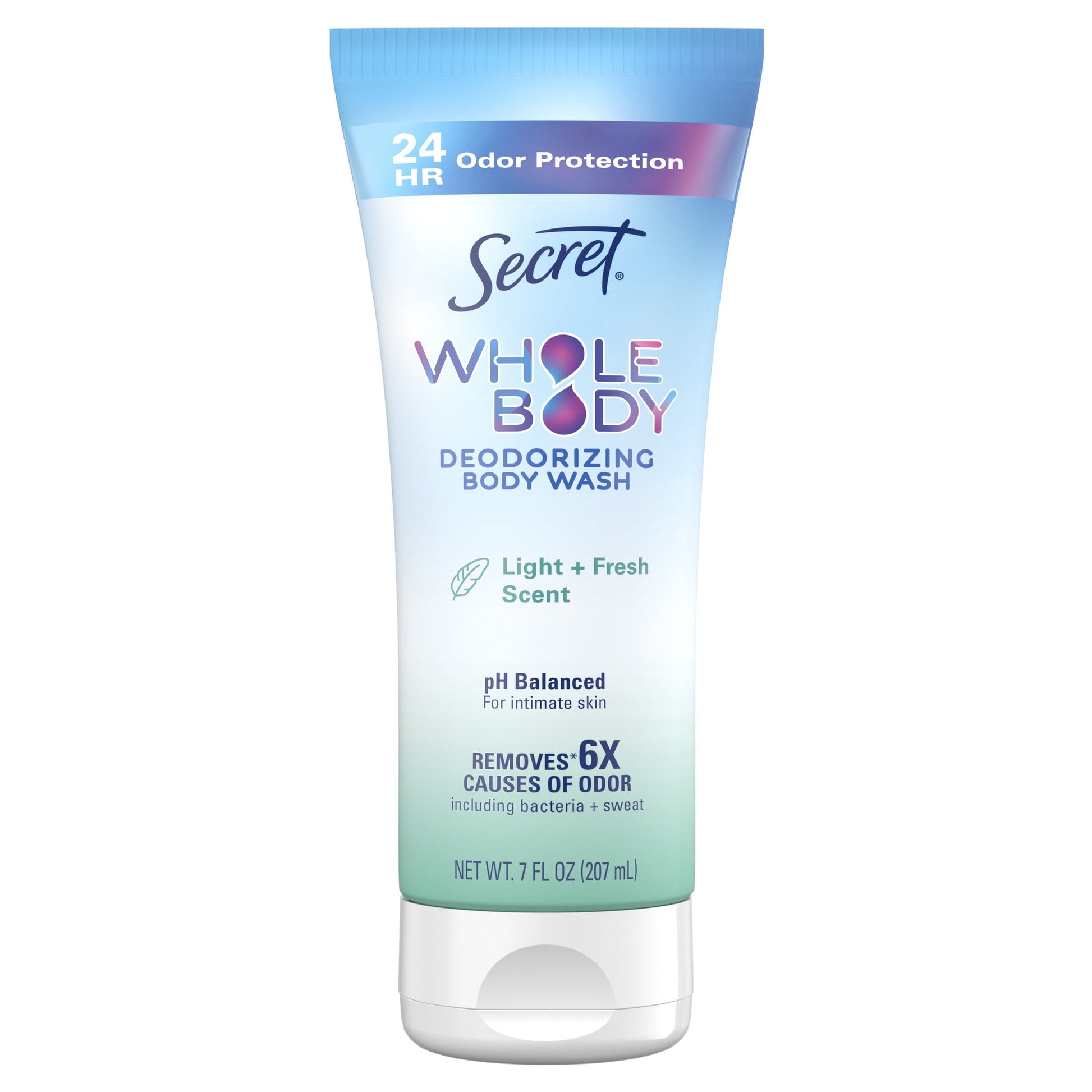 Feminine Wash 24 HR Deodorizing Body Wash for Women, Light & Fresh, 7Oz