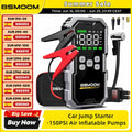 Car Jump Starter with Air Compressor LCD Screen 21800Mah Portable Booster Charger 6000A Powerful Car Battery Starting Devi