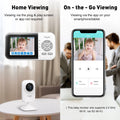 Upgrade Video Baby Monitor with 2 Cameras and Audio 2.8