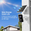 Solar Security Cameras Wireless Outdoor 2 Pack, Battery Powered 3K 4MP Wifi Cameras for Home Surveillance, PIR/AI Motion Detection, Waterproof, Color Night Vision, 2-Way Audio, Cloud/Sd Storage