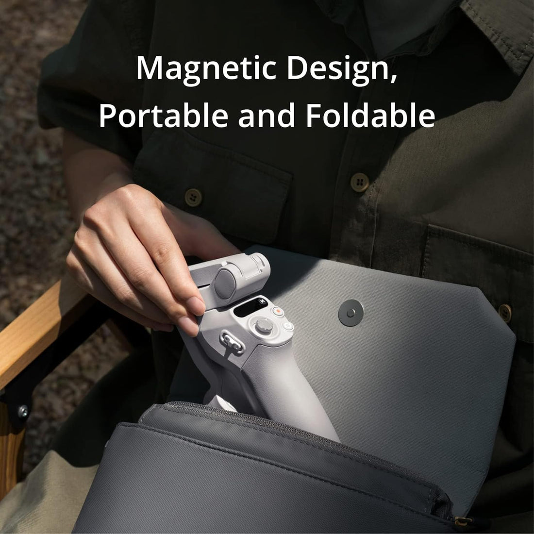 Osmo Mobile SE, 3-Axis Phone Gimbal, Portable and Foldable, Gimbal Stabilizer for Iphone, Andriod, Shotguides, Activetrack 6.0, Vlogging Stabilizer for Youtube, Tiktok, Travel