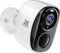 5G/2.4G Wifi Security Cameras Wireless Outdoor , 2K Battery Powered Wifi Cameras with AI Motion Detection Spotlight Siren,Color Night Vision, 2-Way Talk, Waterproof, Cloud/Sd Storage, Works W/Alexa