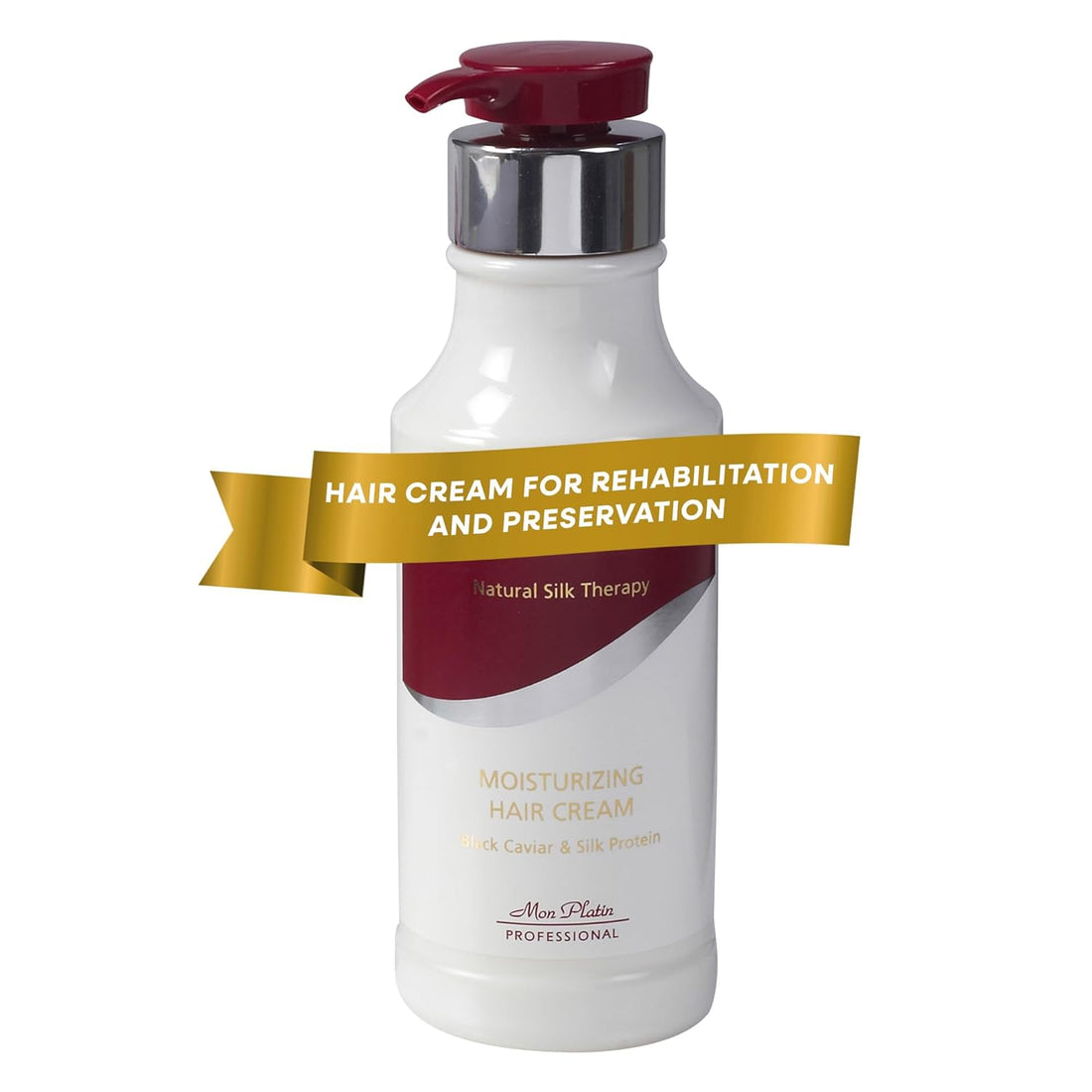 Black Caviar Luxurious Nourishing Styling Cream for Smooth & Shiny Hair, Ultimate Hair Care with Silk Protein & Antioxidant Herbal Essences 400Ml